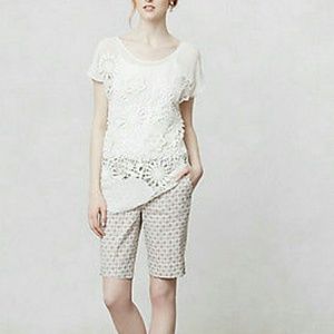 ANTHROPOLOGIE Yoana Baraschi Embroidered Top